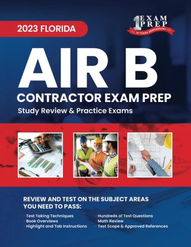 2023 Florida Air B Contractor Exam Prep: 2023 Study Review & Practice Exams