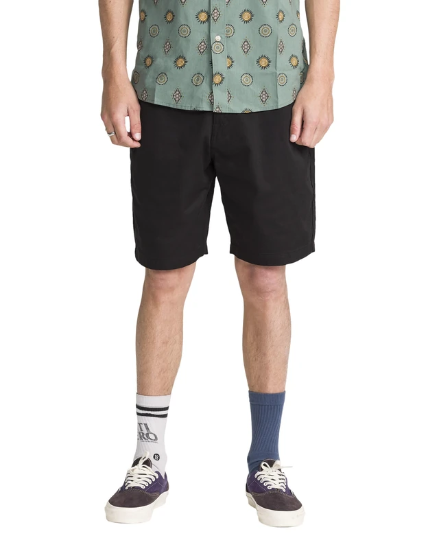 Volcom Men's Frickin Drifter 20" Chino Walk Short, Black-New, 34