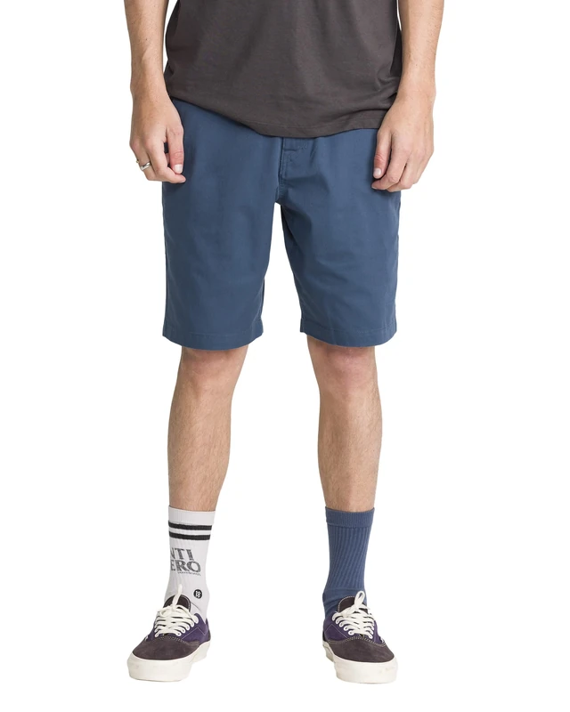 Volcom Men's Frickin Drifter 20" Chino Walk Short, Indigo-New, 34