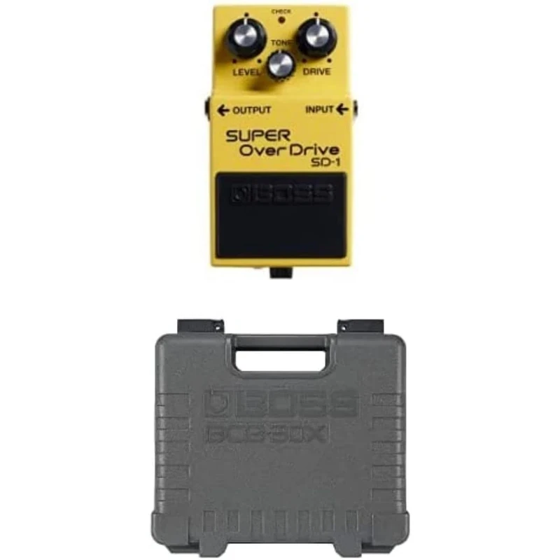 BOSS SD-1 SUPER OverDrive Pedal bundle with BOSS BCB-30X Ultra-Portable Guitar Effects Pedal Board