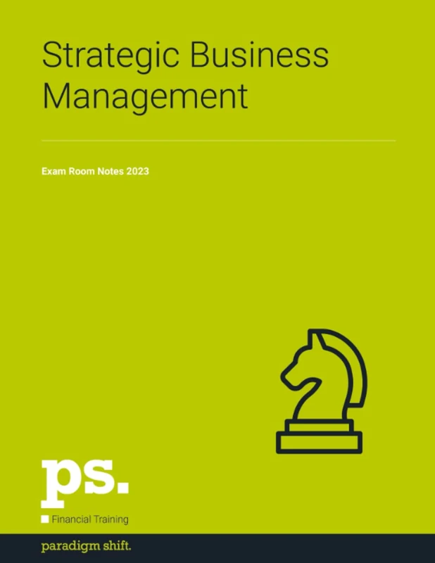 Strategic Business Management Exam Room Notes 2023