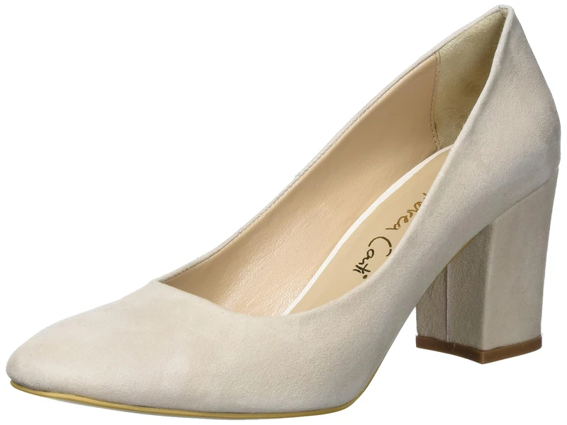 Andrea Conti Women's Court Shoes, Beige, 40 EU, Beige, 8 UK