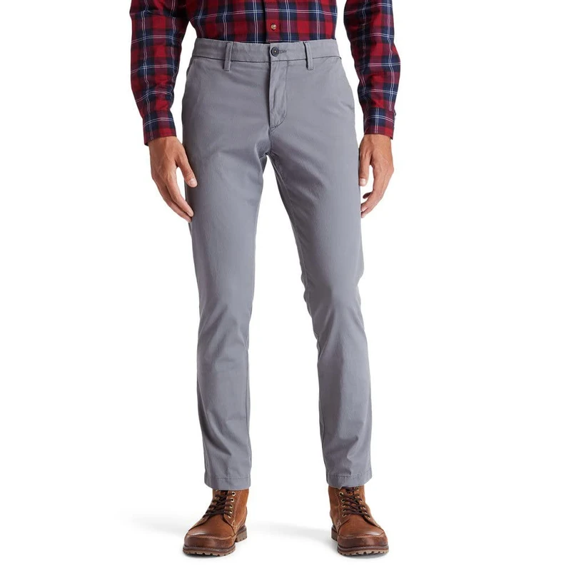 Timberland Men's S-l Strtch Twill Chinese Pants, Castlerock, 32W x 32L