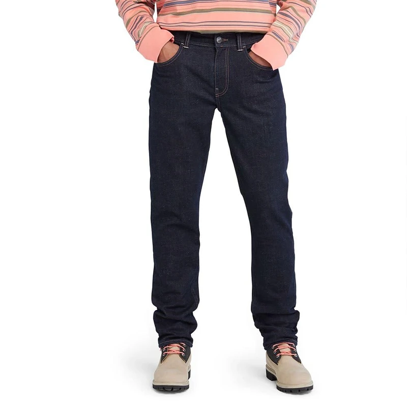 Timberland Men's Core Indigo Denim Pants, Rinse, 33W x 32L