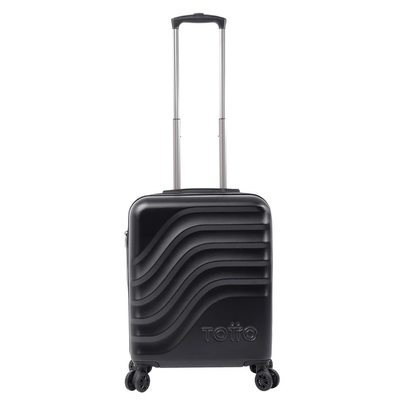 TOTTO - Bazy+ Cabin Trolley Suitcase in Black: Short Travel Choice, Black/White, Trolley cabina, BAZY + is The revamped and Improved Version of The Classic Bazy