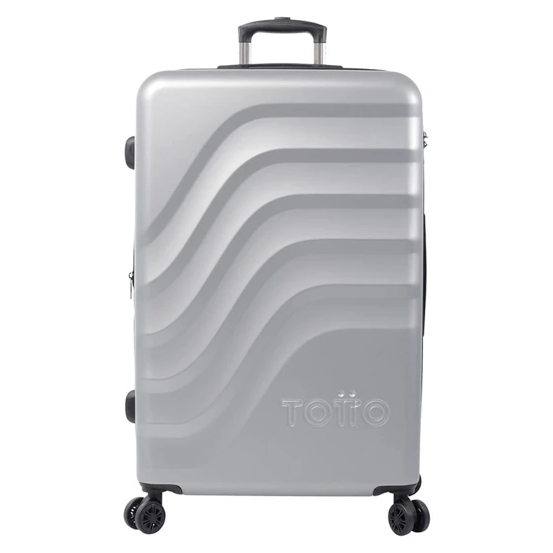 TOTTO - Bazy+ Large Trolley Case in Colour: The Ideal Companion for Your Long Trips., Grey, Trolley cabina, BAZY+ is The revamped and Improved Version of The Classic Bazy