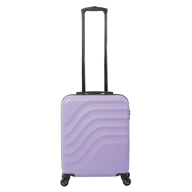 TOTTO - Hard Case Bazy, Cabin Size, Medium or Large (35L, 63L or 98L), Single or Set 3 Pieces, High Impact Resistance, 360º Wheels, Telescopic Handle, Compression Straps, TSA Lock, Berry, Cabina