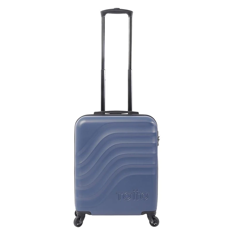 TOTTO - Hard Case Bazy, Cabin Size, Medium or Large (35L, 63L or 98L), Single or Set 3 Pieces, High Impact Resistance, 360º Wheels, Telescopic Handle, Compression Straps, TSA Lock, Dark Blue, Cabina