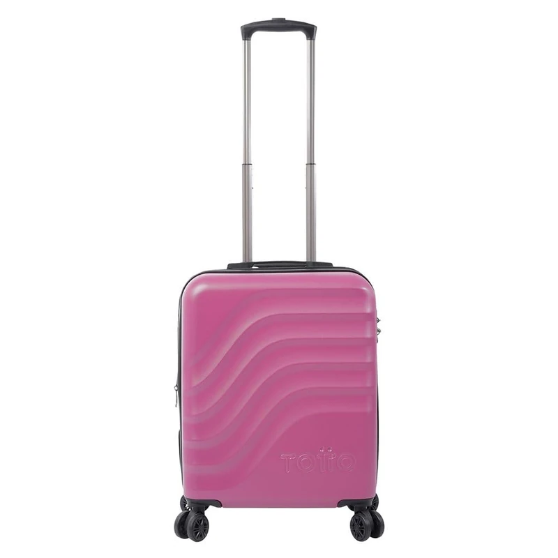 TOTTO - Bazy+ Cabin Trolley Suitcase: The Choice Short Trips, Pink, 39,5 x 54,5 22,5 cm, BAZY+ is The revamped and Improved Version of The Classic Bazy