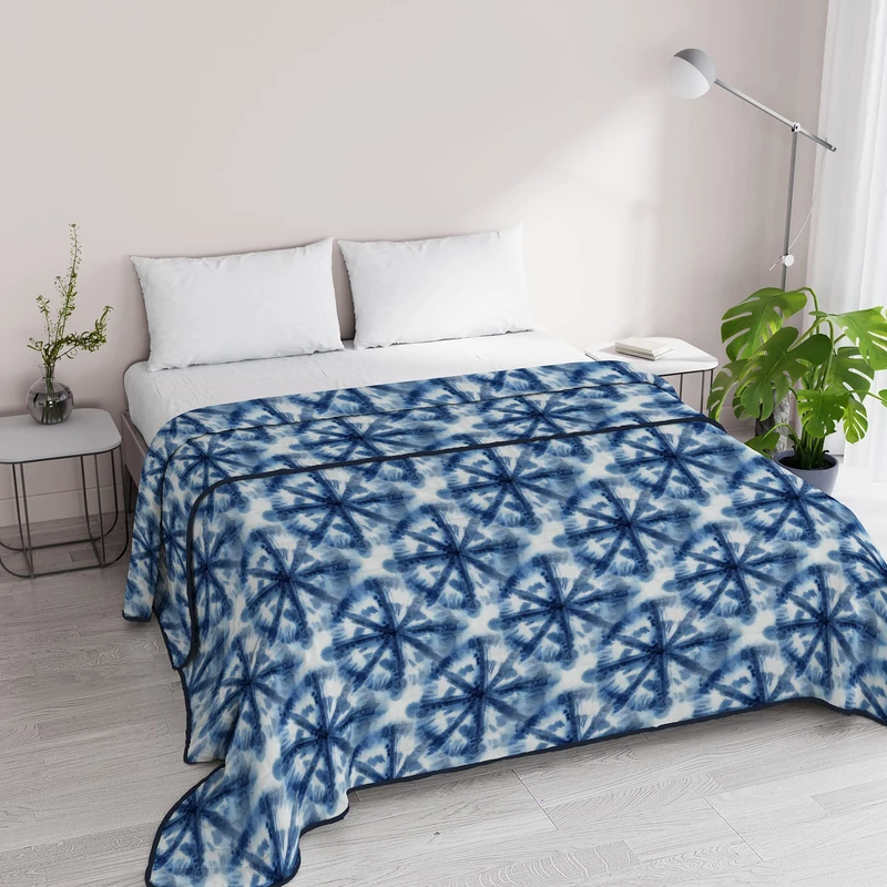 Italian Bed Linen "Basic Summer Quilt, Microfibre, Batik, Double
