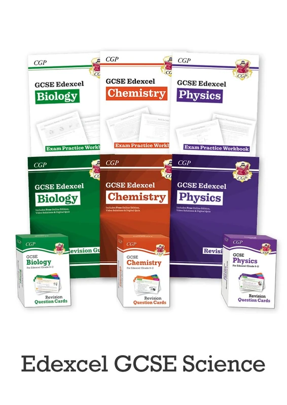 GCSE Complete Separate Science Edexcel: Revision Bundle - Biology, Chemistry and Physics (for the 2026 and 2027 exams)