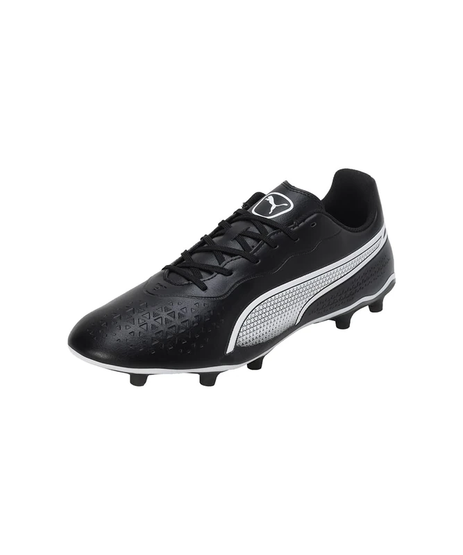 Puma Unisex Adults King Match Fg/Ag Soccer Shoes, Puma Black-Puma White, 6 UK
