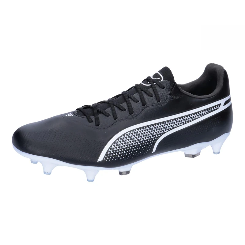 PUMA Unisex KING PRO Mixed Soft Ground Football Boots, PUMA Black-PUMA White, 7 UK