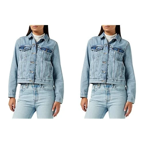Levi's Women's Original Trucker Denim jacket All Mine (Blue) L Women's Original Trucker Denim jacket