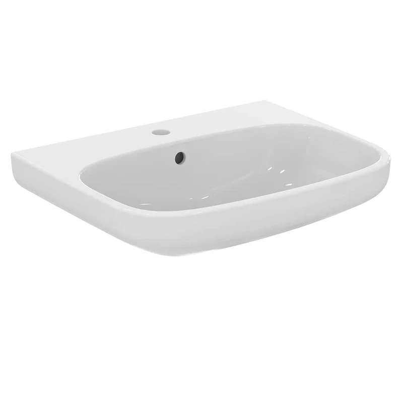 Ideal Standard i.Life A 60cm Bathroom Sink/Basin, 1 tap Hole, T470501, White