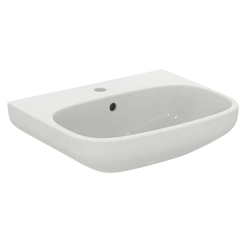 Ideal Standard i.Life A 55cm Bathroom Sink/Basin, 1 tap Hole, T470601, White