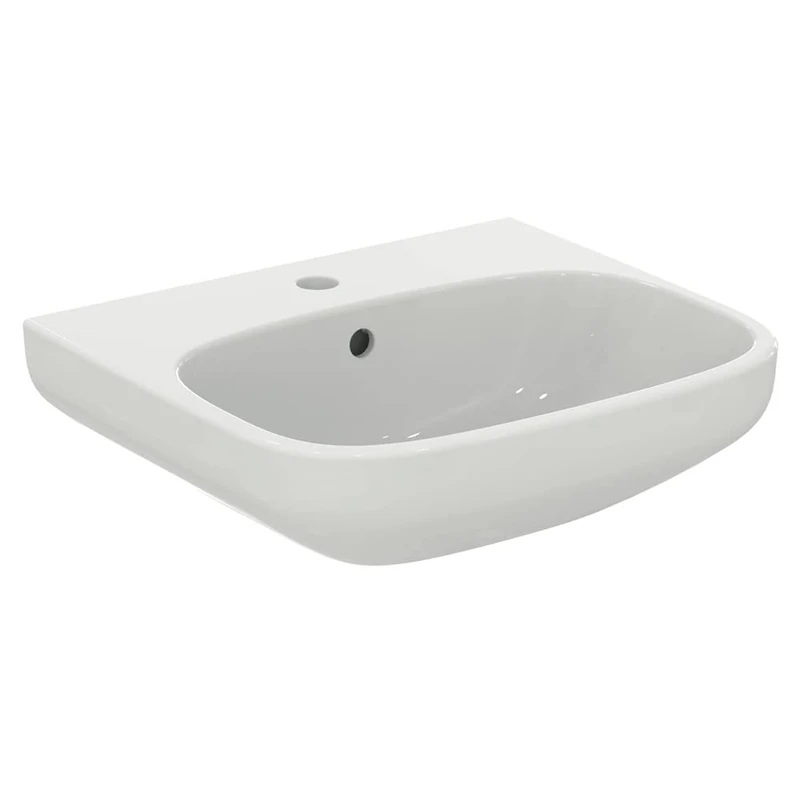 Ideal Standard i.Life A 50cm Bathroom Sink/Basin, 1 tap Hole, T470701, White