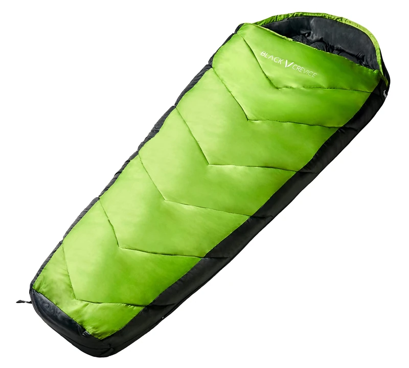 BLACK CREVICE Kids Sleeping Bag Green