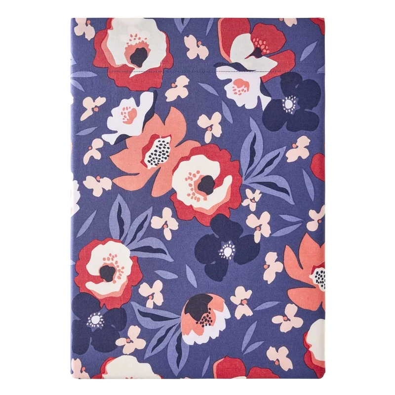 Essix Printed Cotton Percale Flat Sheet, 240 x 300 cm