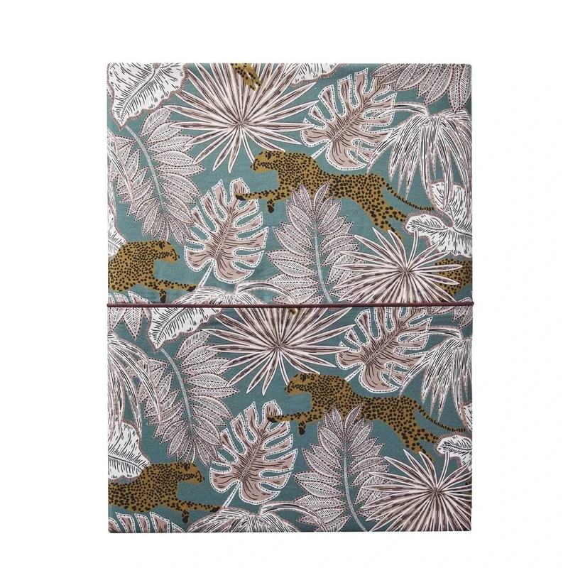 Essix Printed Cotton Percale Flat Sheet, 240 x 300 cm