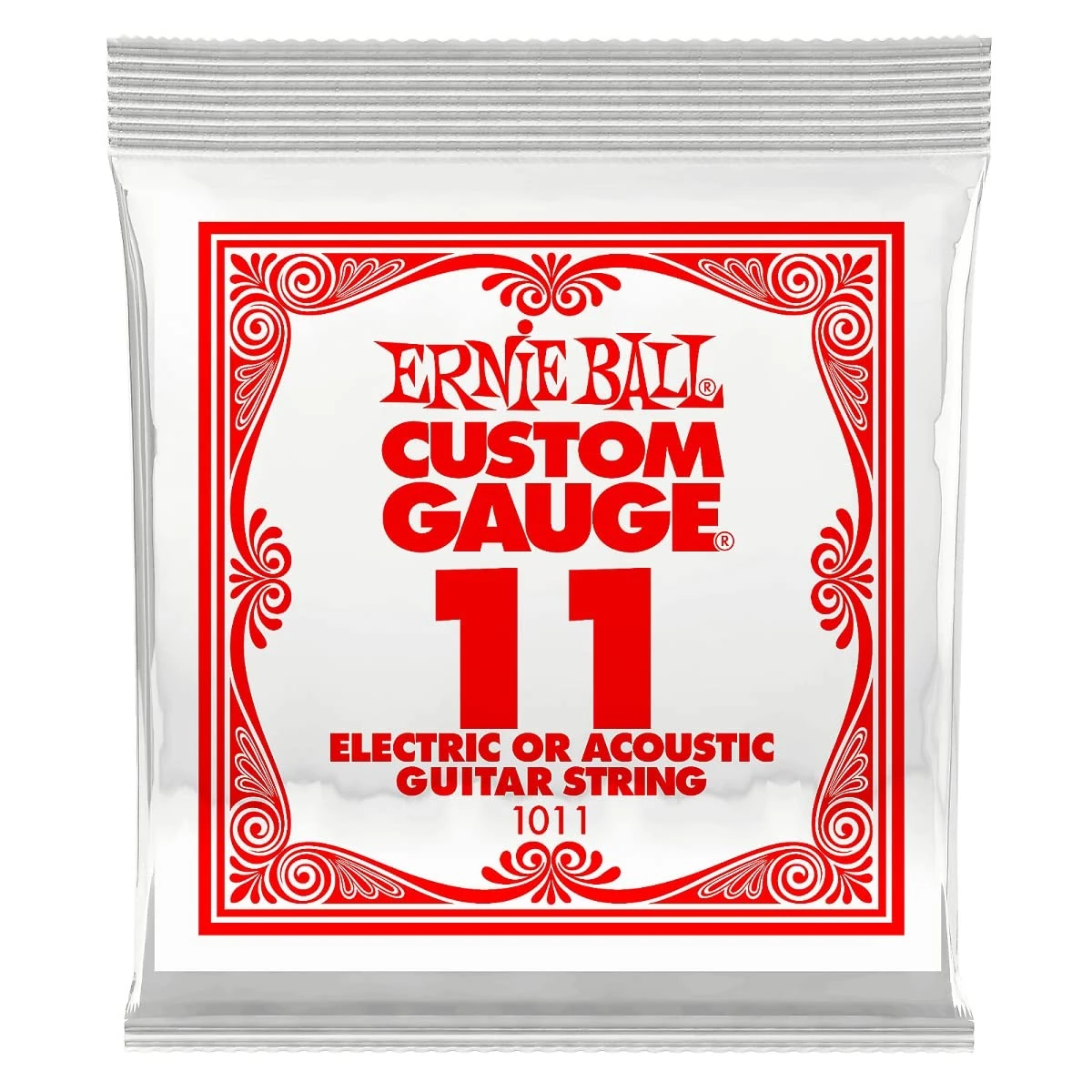 Ernie Ball Plain Gauge 11 Set of 6