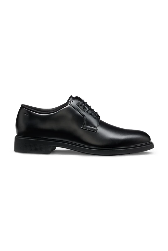 BOSS Male Firstclass_Derb_pl_N Dress Shoes Black 6 UK