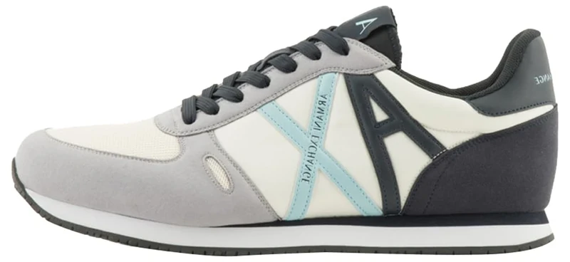 Armani Exchange English Mariano Slippers, Navy Op White, 8 UK - Image 1