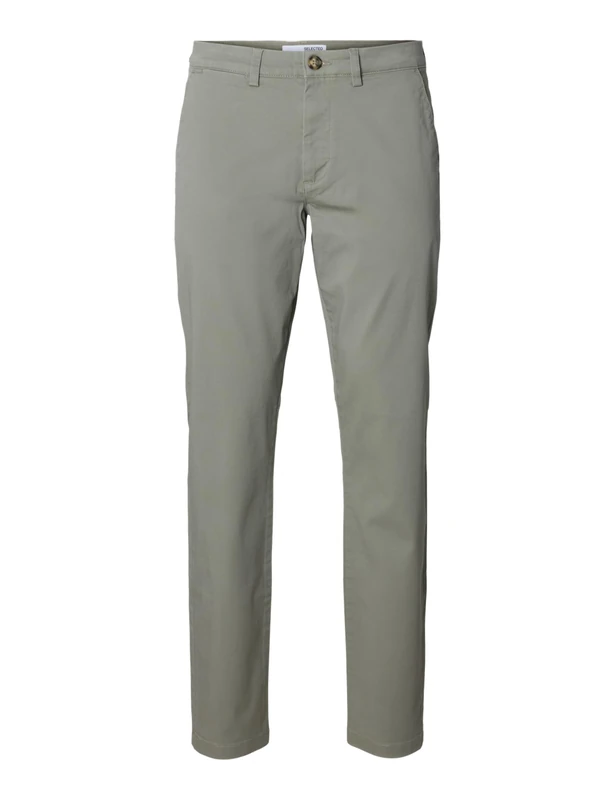 SELETED Homme SLH175-SLIM New Miles Flex Pant NOOS, Vetiver, 33 W/34 L