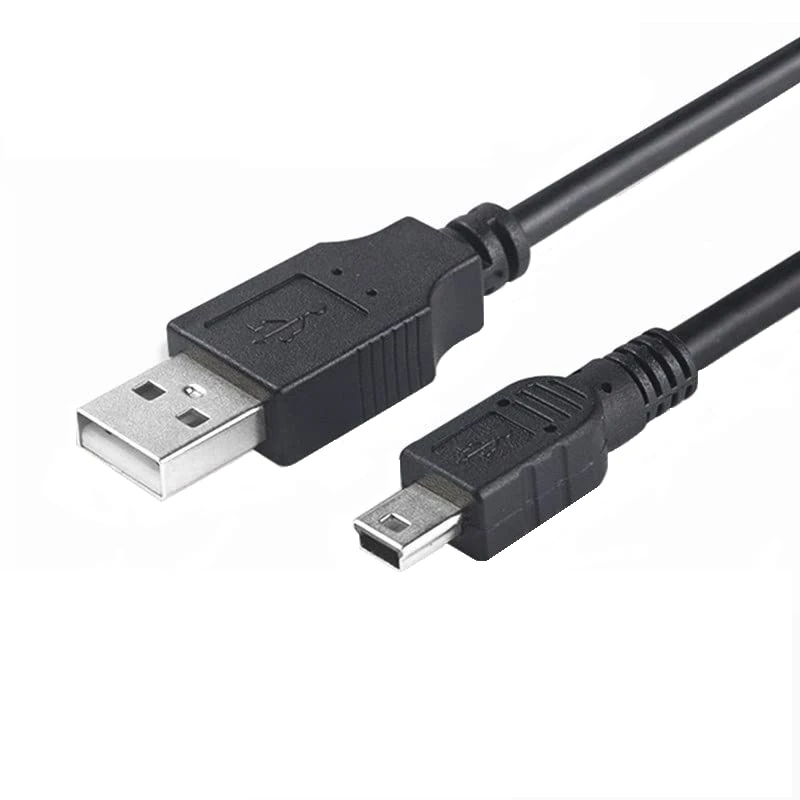 Universal Charging Cable for PS3 console, USB 2.0 Type A to Mini B Cable, Mini Charging Cable, Dash cam cable, MP3 Player, Digital Cameras, USB A to USB B 1.5m long