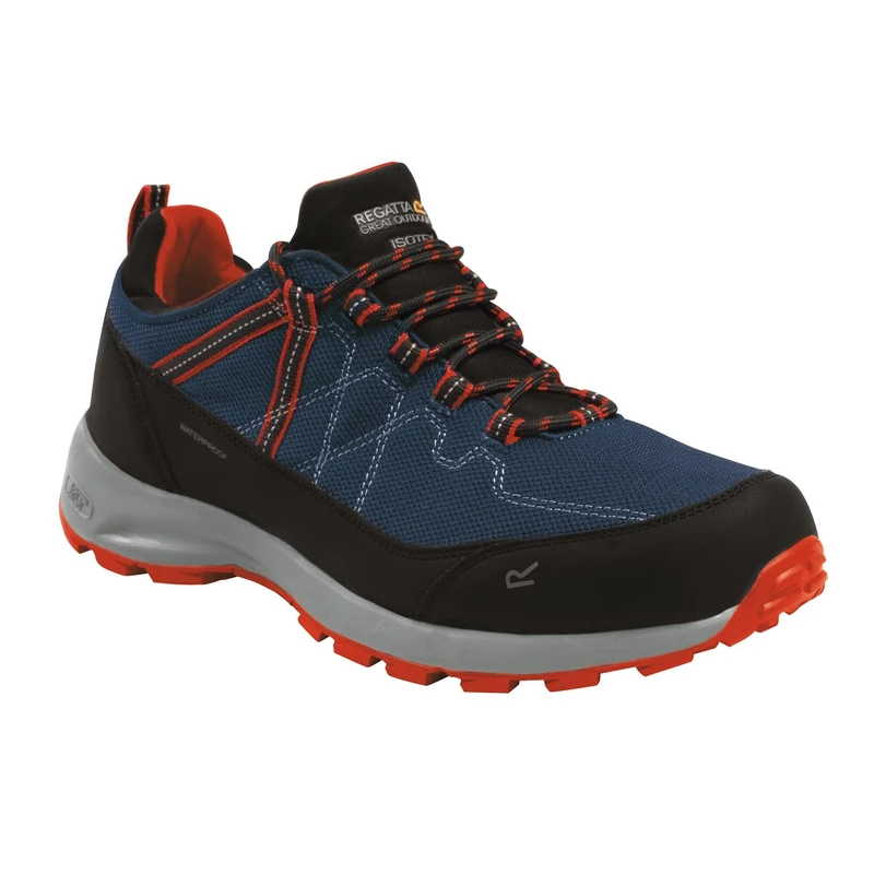 Regatta Mens Samaris LiteLowII MoonltDn/Org EU39/UK6 Blue