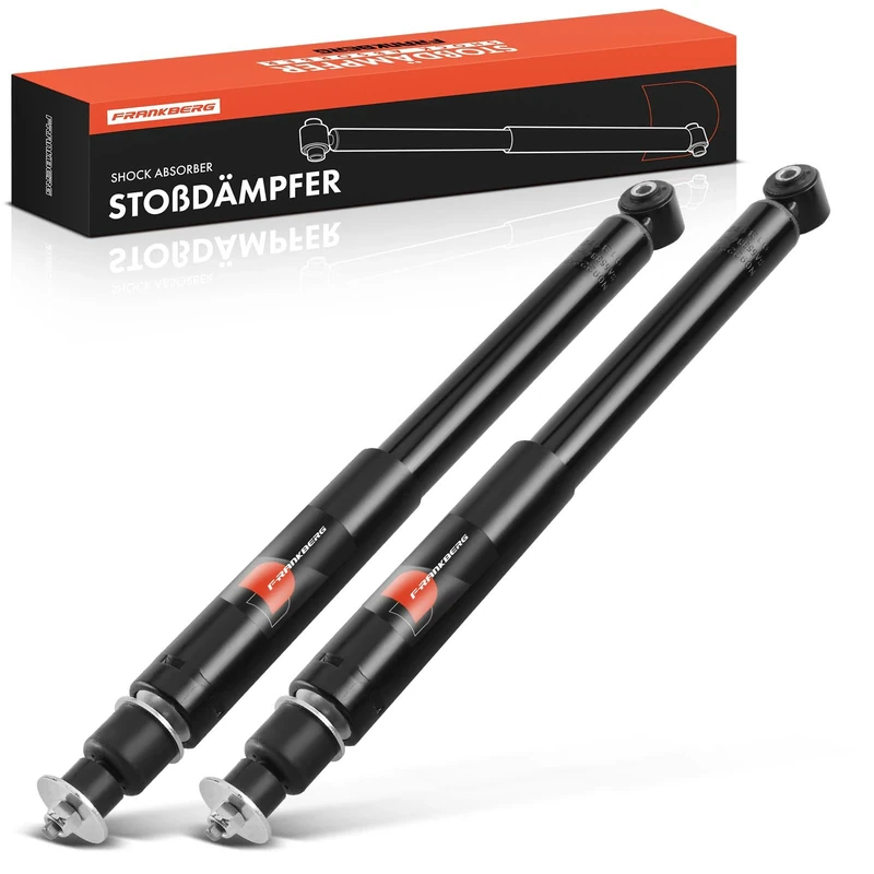 Frankberg 2x Shock Absorber Strut Rear Left Right 485mm Gas pressure Compatible with B-Class W245 A-Class W169 Replace# 1693260700,553340