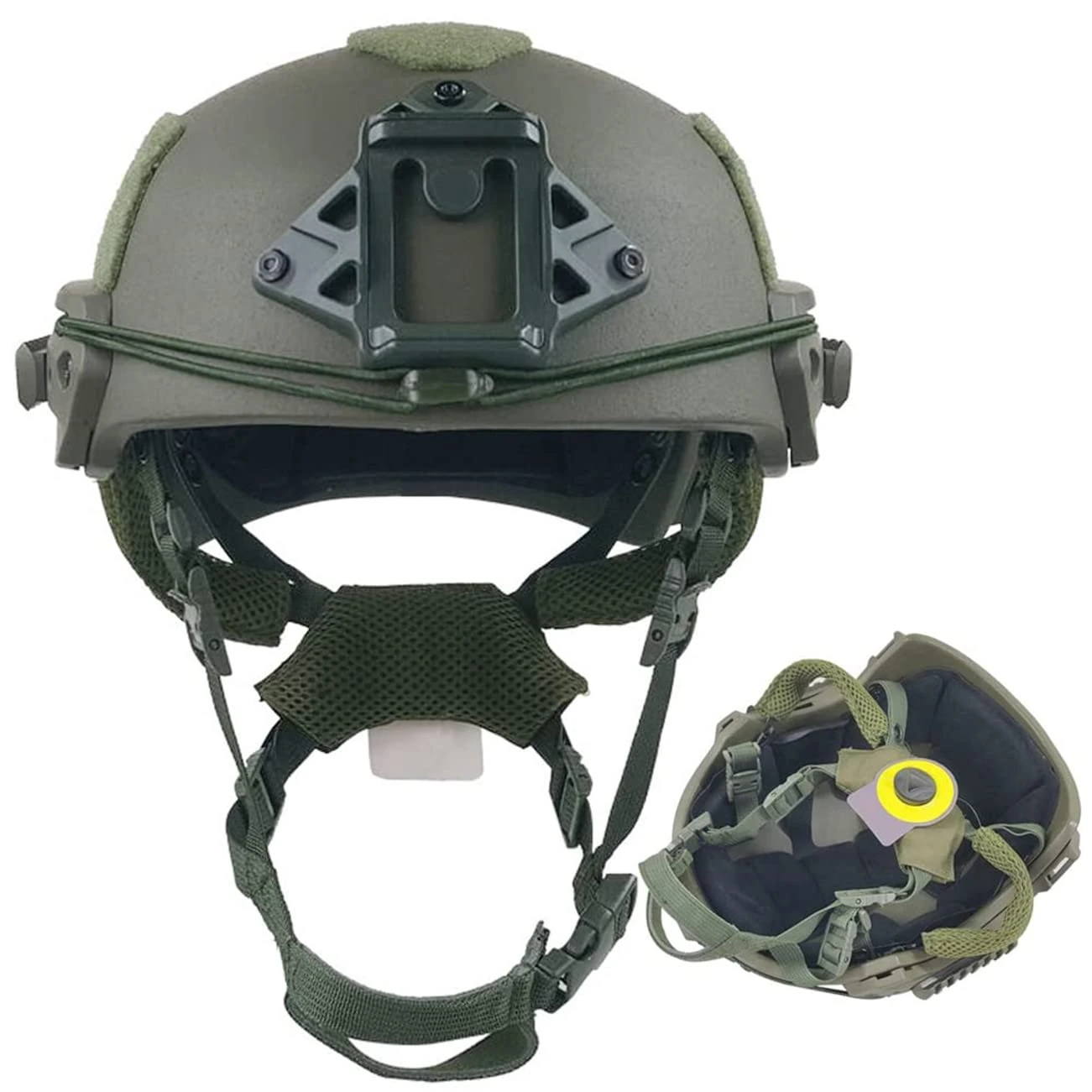 LMYYDES Military Tactical Helmet Airsoft Gear Paintball Head Protector PC Helmet Special Forces Outdoor Combat Training Protection Riding 3 Levels of Helmet,Green