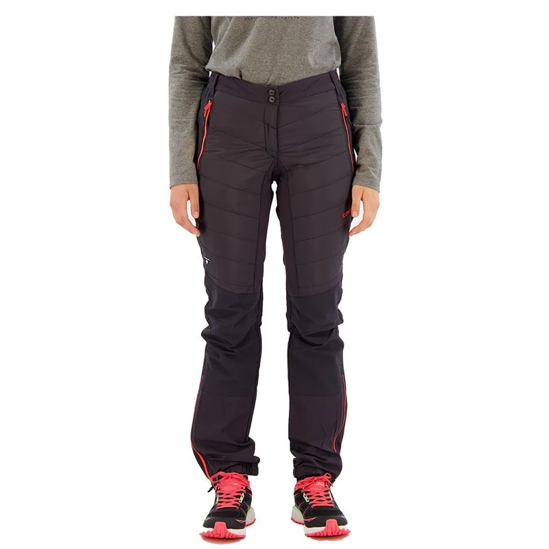 CMP - Woman Pant Hybrid, Anthracite-Red Fluo, M
