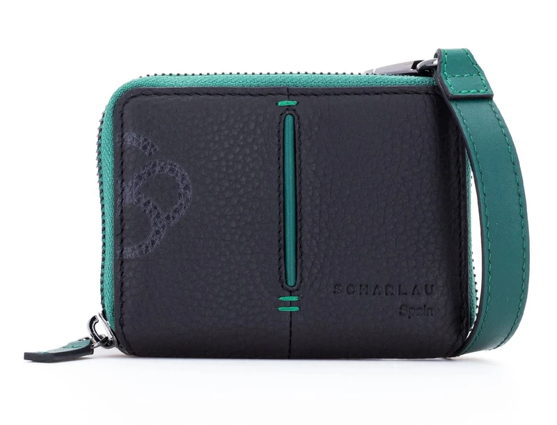 SCHARLAU Unisex Artium Women's Bag, Black, 2 x 8 x 11 cm, Casual