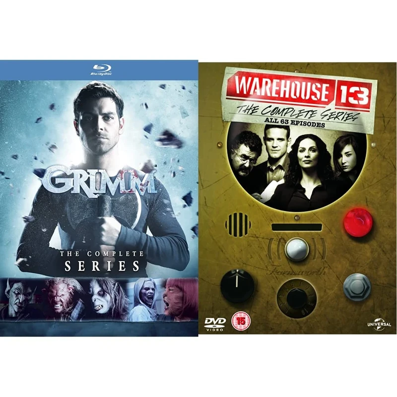 Grimm: The Complete Series [Blu-ray] & Warehouse 13 - The Complete Series [DVD] [2009]