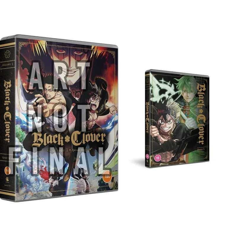 Black Clover - Complete Season 3 [DVD] & Black Clover: Season 4 [DVD]