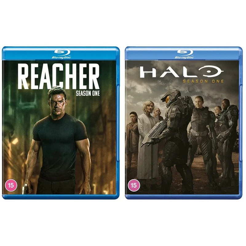 Reacher Season One [Blu-ray] [Region A & B & C] & Halo: Season One [Blu-ray] [Region A & B & C]