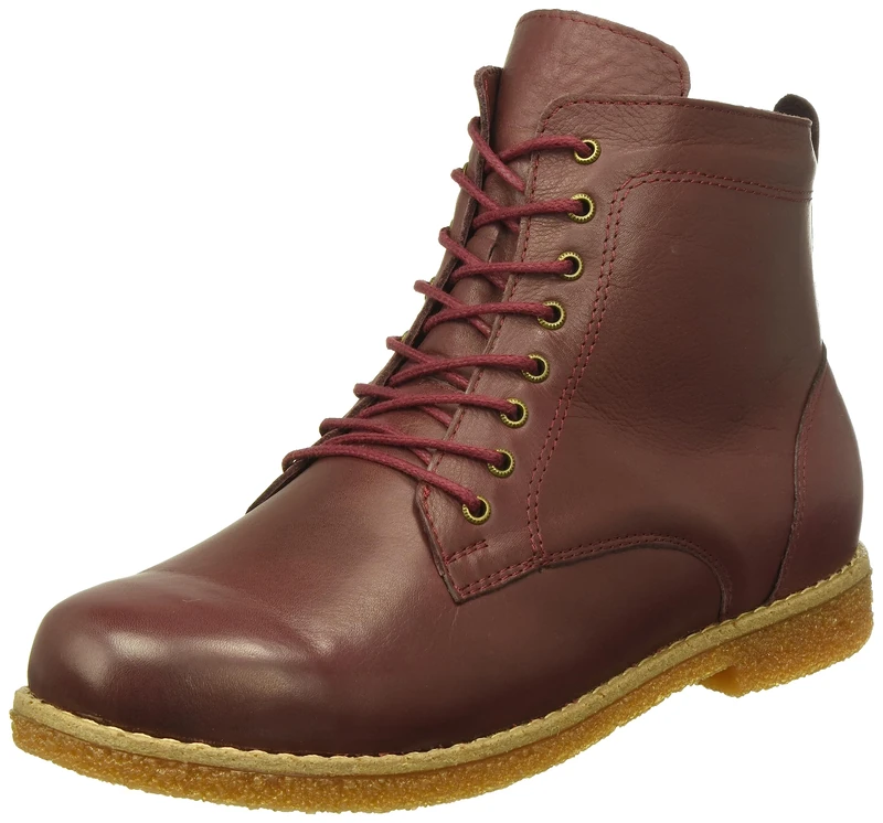 Andrea Conti Women's Boots Ankle, Burgundy, 4.5 UK
