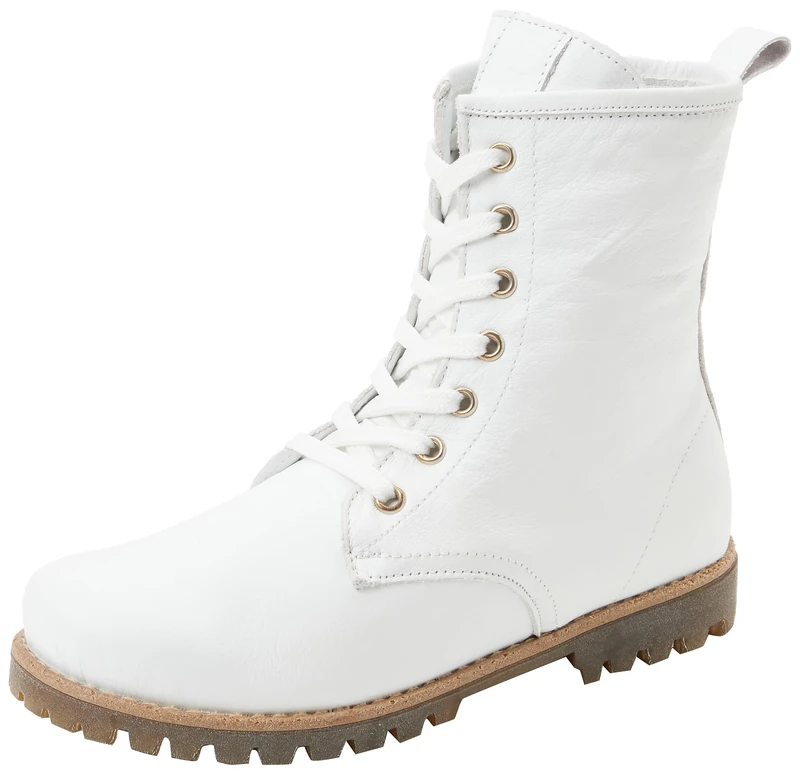 Andrea Conti Women's Ankle Boots, White, 36 EU, White, 4 UK