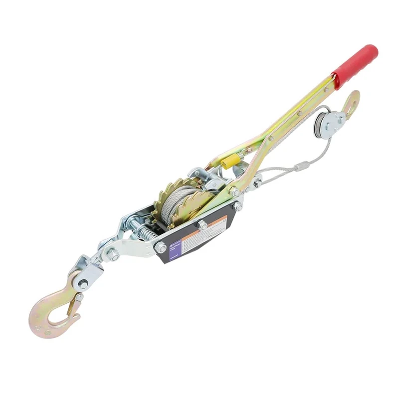 MichaelPro MP009088 2-Ton Power Hand Winch Puller | Double Gear Winch Puller for Automotive, Construction, Farm, Ranch, Fences Uses