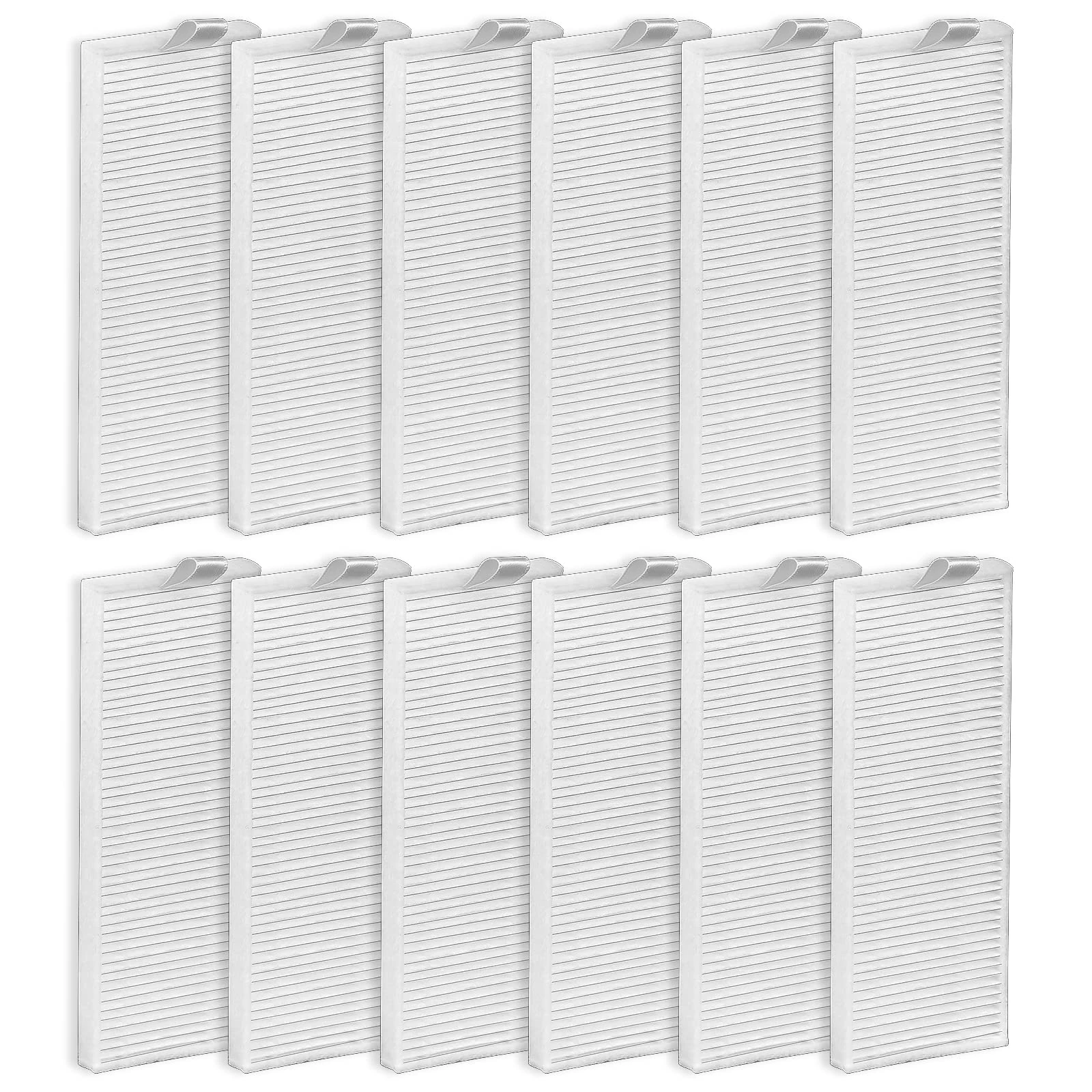 (12 Pieces) HEPA Filters Compatible With Robotic Vacuum Lefant M210B M213S M210S M210 M213, OKP Life K2 K3 K3A K4 K5, Robot Vacuum Cleaner Filter Kit, Replacement Parts 12 Filters Accessory Kit