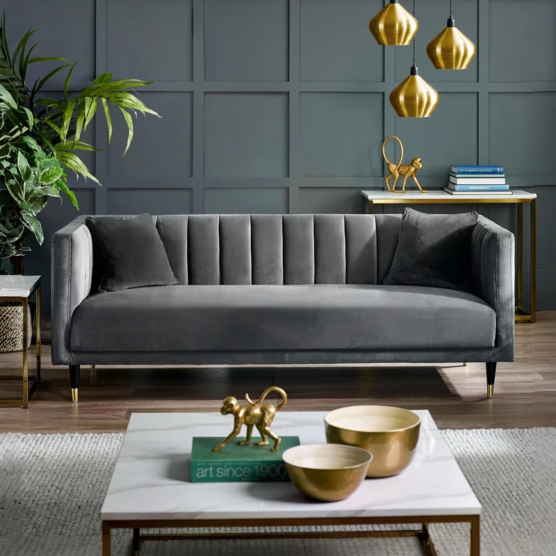 Julian Bowen Sofas, Grey, 3 Seater