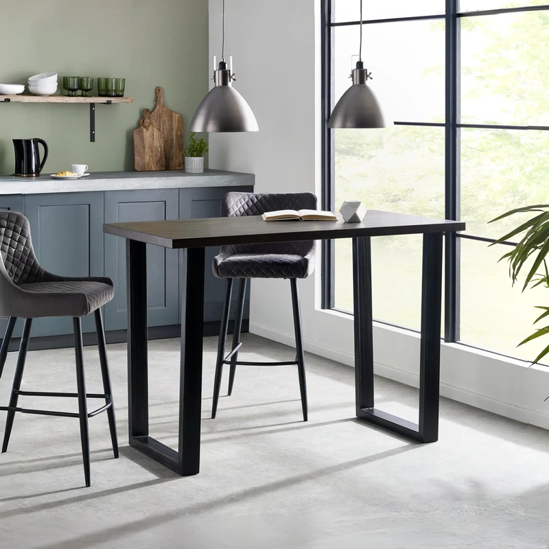 Julian Bowen Brooklyn Bar Table Dark Oak, One Size