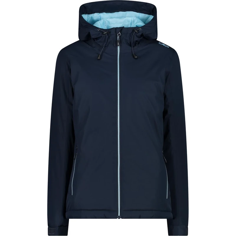 CMP - Woman Jacket Fix Hood, Black Blue, XXXL