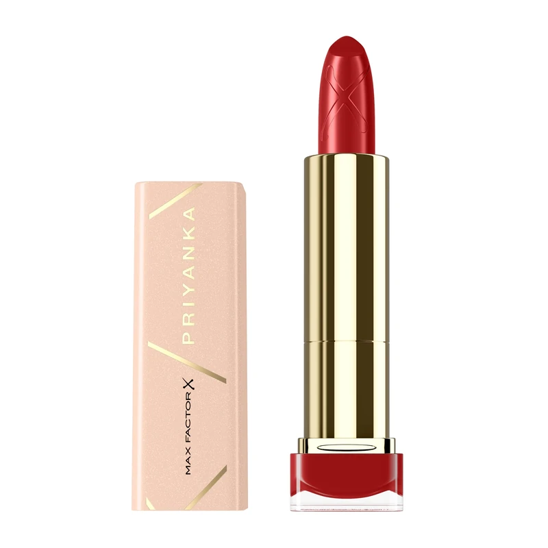 Max Factor Priyanka Lipstick #052 Intense Flame - 3.5g Rich Color