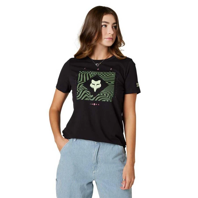 Fox Racing Women's Fox Lady Ts57 T-Shirt, Black, M