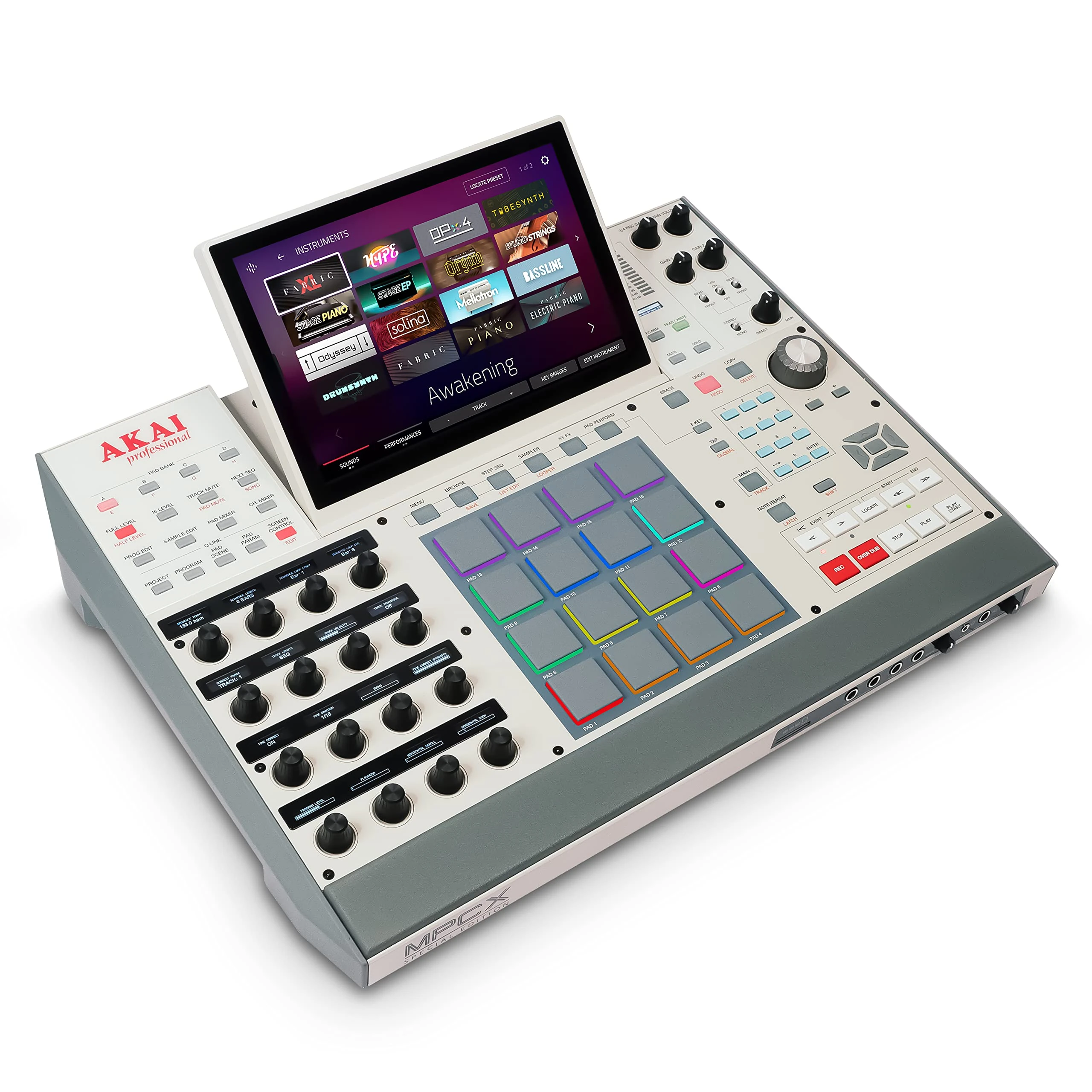 Akai Professional MPC X SE - Standalone Production Workstation and Beat Maker with 10.1" Multi-Touch Screen, Drum Pads, Synth Engines, 48GB Storage, and Native Instruments Integration