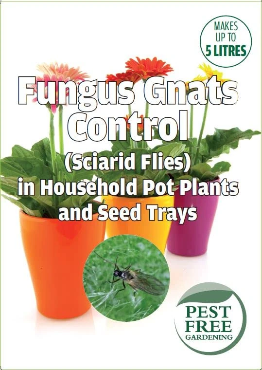 Pest Free Gardening Sciarid Fly Nematodes Fungus Gnat Compost Fly Organic Natural Killer Treatment (10sqm)