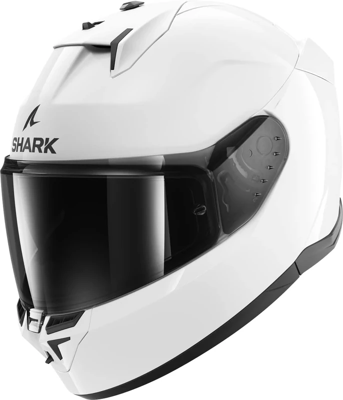 SHARK, Integral Motorcycle Helmet D-SKWAL 3 BLANK White WHU, M