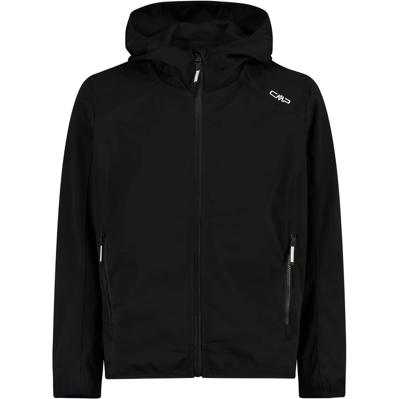 CMP KIDS JACKET FIX HOOD, NERO, 92